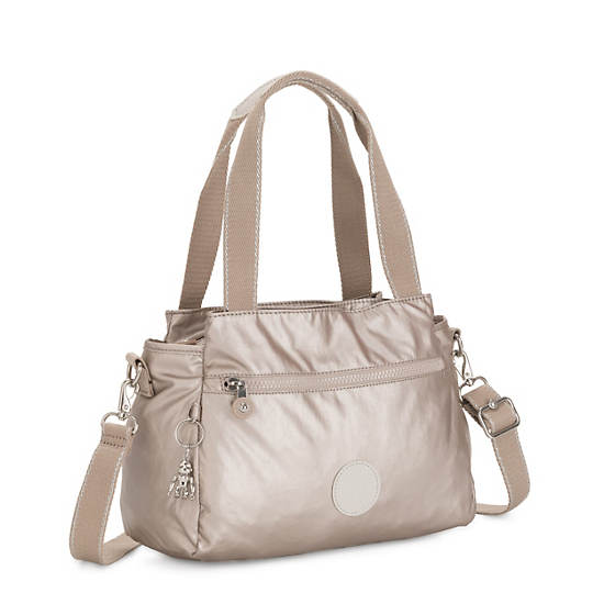 Kipling Elysia Metallic Schoudertassen Beige | NL 1810IL